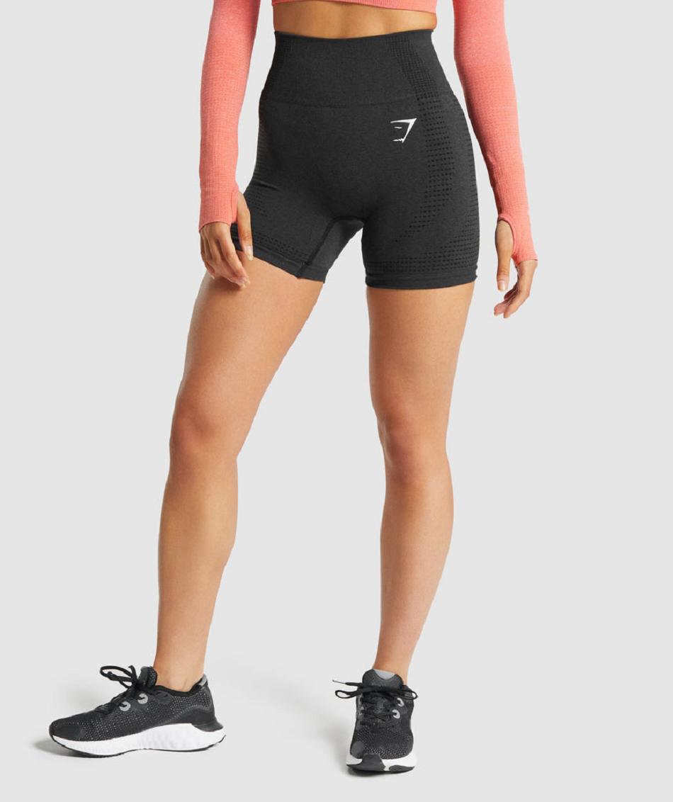 Pantalones Cortos Gymshark Vital Seamless 2.0 Mujer Negras | CO 2646HAP